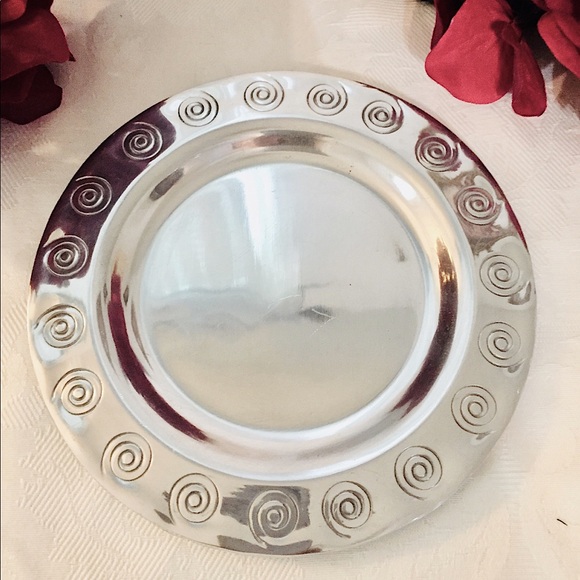 Vintage Like New Small Silver Design Serving Dish - Picture 2 of 8